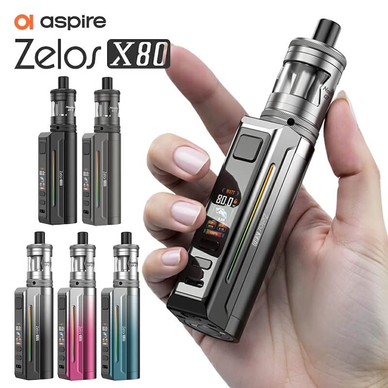 Aspire Zelos X80 Pod Mod特徴と金額