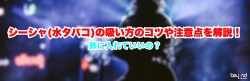 シーシャ(水タバコ)の吸い方のコツや注意点を解説！肺に入れていいの？top