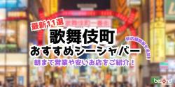 歌舞伎町おすすめシーシャ11選
