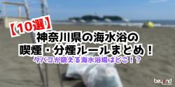 神奈川県 海水浴 喫煙 分煙 ルール