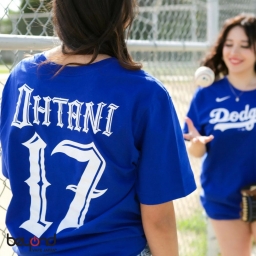 大谷翔平  Tシャツ  ドジャース  応援グッズ  MLB  公式  正規品  メンズ  ブルー  2024 toonsmart toons mart